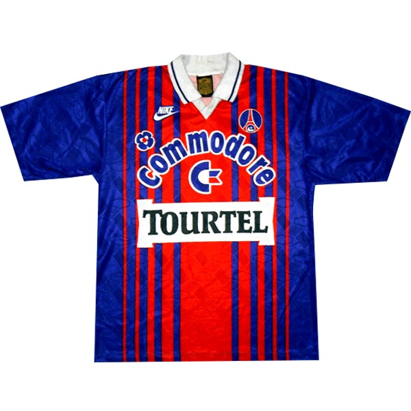 Thailande Maillot Football Paris Saint Germain Domicile Retro 1993 1994 Bleu